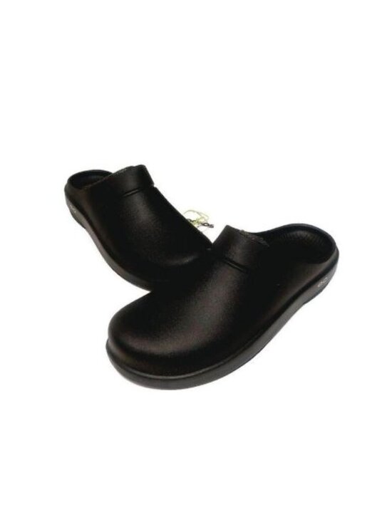 OOFOS Oocloog Recovery Clog Mens 9 Womens 11 Black Slip On Comfort Sandals main image 4